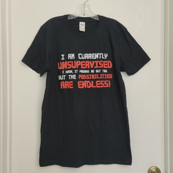 I'm Currently Unsupervised T-Shirt Gaming Rude Novelty  size M - Picture 1 of 8